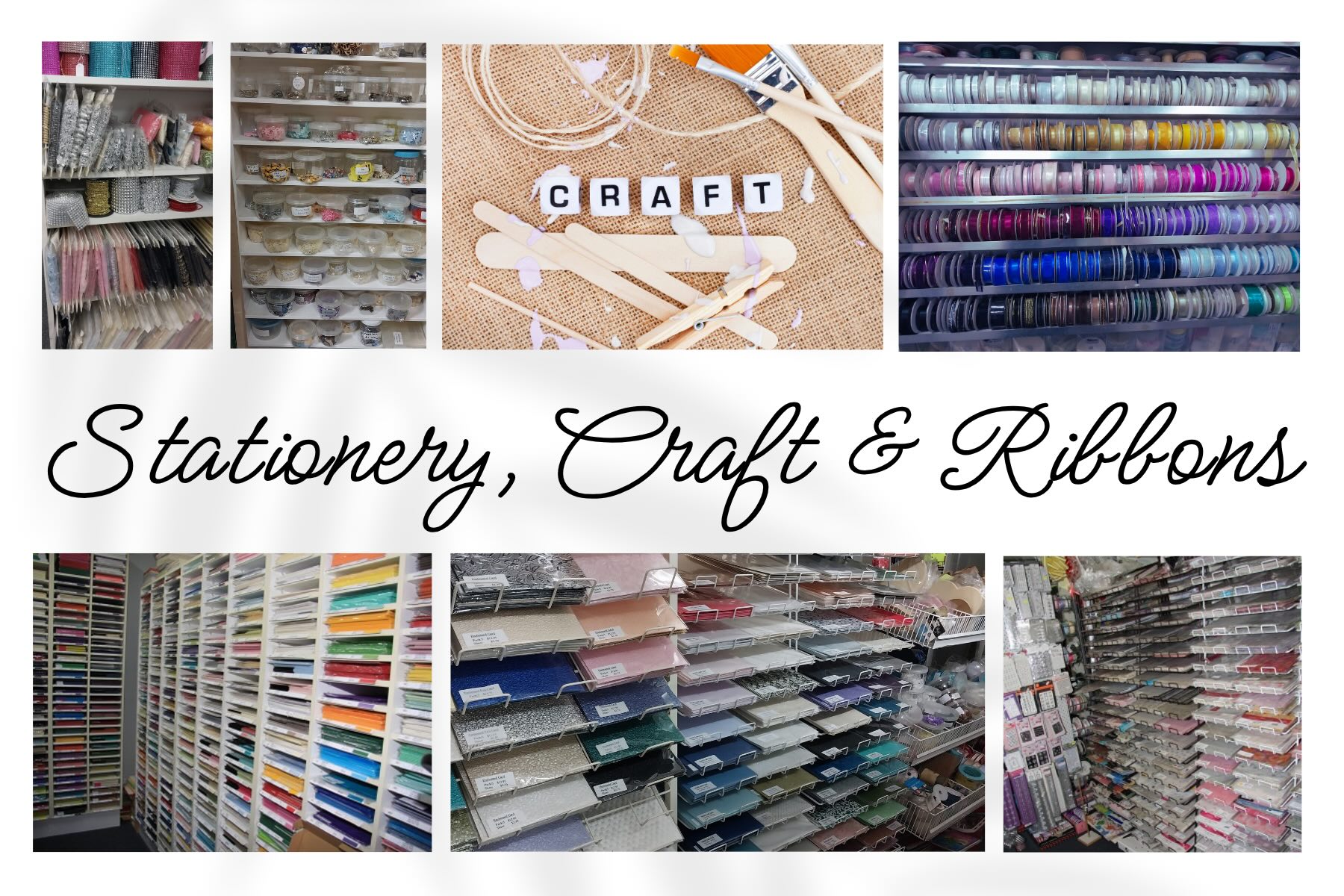 Stationery, Craft  & Ribbons - 4 x 6 inches - 1